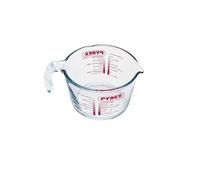 ASA® Classic Measuring Jug 1L, Super Heat Resistant Oven & Microwave & Dishwasher Safe, Clear Glass Solutions Measuring Jug Kitchen, Stain Proof, Graduated Measure Lines