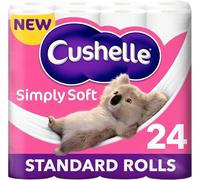 ASA® Cushelle Simply Soft Toilet Roll 24 Standard Rolls 50% Longer Lasting