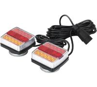 ASA JKHH Third Brake Stop Light 12V Magnetic LED Trailer Towing Lights Rear Tail Board Lamps Stop Car Light Assemblies 7.5M Cable Left And Right Side