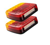 ASA JKHH Third Brake Stop Light 2 X Rear Tail Lights Brake Stop Indicator Lamp License Number Plate Waterproof Reflector 12V Universal For Trailer Van Truck