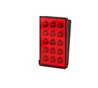 ASA JKHH Third Brake Stop Light F1 LED Brake Pilot Light Universal Rear The Third Tail Lamp Daylight High Low Beam Stop Signal For Car Motorcycle 12V(Red)