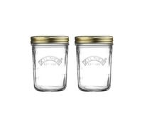 ASA® Kilner Glass Wide Mouth Preserve Jar with Vacuum Seal Lid Storage Jar for Preserving Whole Fruits, Vegetables, Pickles & Jams 0.35L (2)