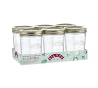ASA® Kilner Wide Mouth Screw Top Lid Preserving Jars 0.35L Set of 6