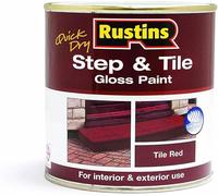 ASA® Rustins Step and Tile Gloss Quick Dry Red Paint for Interior & Exterior 250ml