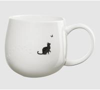 ASA Selection Mug Magu Footprints Cat Handle Cup 0.4 L Porcelain