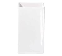 ASA Vase, Ceramic, White, 13x13x31 cm