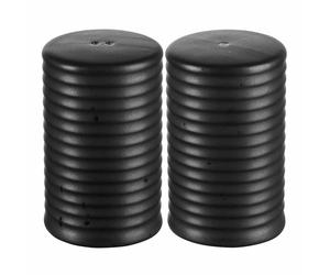 ASA Selection Salt and pepper shaker set Black, Porcelain, Black matt 6.5 cm