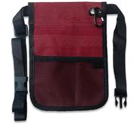 ASA Techmed Nurse Fanny Pack - Medical Waist Pouch with Pockets & Tape Holder for Stethoscope & Supplies - Nurse Belt Perfect for Nurses, CNAs & RNs - (Burgundy)
