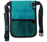 ASA Techmed Nurse Fanny Pack - Medical Waist Pouch with Pockets & Tape Holder for Stethoscope & Supplies - Nurse Belt Perfect for Nurses, CNAs & RNs - (Turquoise)