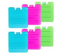 6 Pack Mini Freezer Blocks Reusable Kids Lunch Box Ice Pack