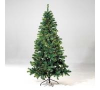 ASAB Artificial Christmas Tree With Metal Stand | Realistic Bushy Xmas Tree Branches | Freestanding Natural Look Christmas (Green, 5ft)