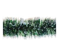 ASAB Christmas Tinsel 6Inch X 2M White Tips As-21793