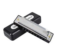 ASAB Classic Harmonica for Adults 10 Holes Kids Harmonica C Tuned Mouth Organ Musical Instrument for Blues Folk Music Lover Professionals and Beginners Christmas Music Gift Harmonica