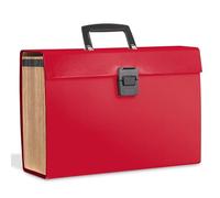 ASAB Folder Organiser Large Capacity Expanding File Folder with 8 Pockets Waterproof A4 File Organiser Portable Paperwork Filing Folder File Storage Home Office School (Viva Magenta)