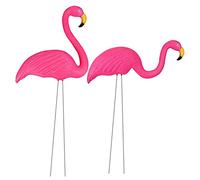 ASAB Garden Flamingo Set of 2 Pink Yard Lawn Statue Party Ornament, Art Decor, Outdoor Decoration Garden Statue for Yard Lawn Decoration Gift Outdoor Decorations for Lawn