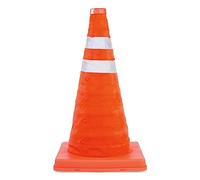 ASAB High Visibility 18" Pop Up Safety Cone Quality Road Traffic Cones Portable Warning Emergency Sign Football Sport Road Parking Driving Practice Collapsible Street Works Road Guard Barrier Cone (1)