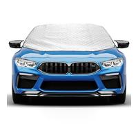 ASAB Magnetic Car Windscreen Cover with 3 Hidden Magnets Universal Anti Frost Windshield Protector Ice Snow and Bird Poo Protection Car Windshield Snow Cooling Cover for SUV Van (183 x 116cm)
