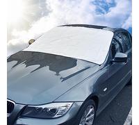 ASAB Magnetic Car Windscreen Cover with Pouch Universal Anti Frost Windshield Protector Anti Frost Shield Freeze Ice Snow and Bird Poo Protection Car Windshield Snow Cover (162 x 96cm)