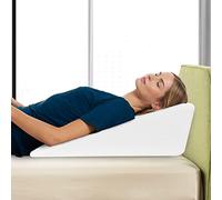 ASAB Memory Foam Wedge Pillow Wedge Support Bed Therapy Pillow | Ideal for Back Neck and Shoulder Pain | Orthopaedic Support | Breathable Zipper Pillow Cover | Sleeping and Relaxing Wedge Pillow