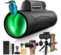 Asacam® 2025 Update - 80x100 Monocular Telescope High Powered for Smartphone HD Monoculars for Adults with Adapter/Tripod for Bird Watching Hiking Hunting Camping Traveling Outdoor Wildlife