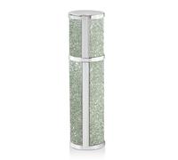 ASADAYS Magnetic Luxury Leather Perfume Atomiser 8ML Travel Refillable Spray Bottle with 5-Second Refill & 3-5 Days Scent Retention Ultra-Portable for Handbags (ST-Lightning Green-5ML)