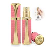 ASADAYS Perfume Atomiser - New Shell - Travel Bottle Refillable Bottom Spray Bottle Mini Size Luxury Fashion Shiny 5ml Filled Leakproof Portable Airplane (Classic, Rosewood Secret)