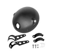 ASADF Motorbike Headlights 7inch LED Motorcycle Headlight Universal 7.5" Round Head Light For Cafe For Racer For Bobber Led Headlight(Only Set Housing)