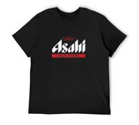 Asahi Beer Retro Vintage T-Shirt Unisex Gift Men's Black Tees XL