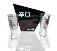 Asahi Glasses X2 Ice Bucket Lager Beer Man Cave Roxley