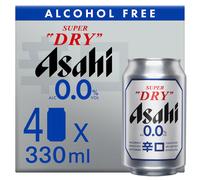 Asahi Non-Alcohol Beer 4x330ml Can 0.0%