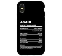 Asahi Nutrition Facts Name Case for iPhone X/XS