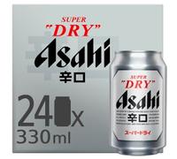 Asahi Super Dry Beer Can 24x330ml 5%