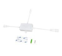 ASAHOM T-Splitter(Type B) S1050 S1060 Lights and T-Splitter for Govee Permanent Outdoor Lights/Pro(H705B, H705C, H706A, H706B, H706C), T-Splitter for Eufy Permanent Light E120, White