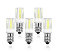 ASAIHKUN E14 LED Light Bulb 2.5W Cool White 380LM Equivalent to 25W 28W 30W SES (Small Edison Screw) Small Bulb 220V Compact Size for Cooker Hood Sewing Machine Fridge Home Lighting (Pack of 5)