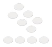 ASAKKURA 10 Pcs Silicone Grafting Eyelash Pads Eye Pads Lash Extensions Round Easy to Carry Protect Eyelash from Damage for Home Use and Professional Use