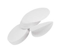 ASAKKURA 100 Sheets Filter Discs Oil Test Paper Medium Flow Rate round White Paper Pulp for Labs and General Chemistry Applications
