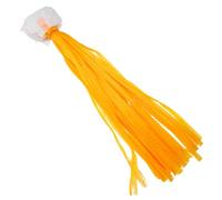 ASAKKURA 100pcs Fruit and Veggie Pouches Pe Mesh Bags Lightweight Breathable Yellow Vegetable Fruit Storage Containers for Grocery Shopping