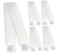 ASAKKURA 10pcs 50g Refillable Cosmetic Lotion Tubes Squeezable Travel Bottles for Shampoo Conditioner and Facial Cleanser with Leak-proof Design for Travel and Toiletries