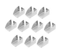 ASAKKURA 10pcs Heavy Duty Metal Shelf Clips Sturdy Cabinet Support Brackets Easy Installation for Bookcase File Cabinet and Home Use Reliable Shelf Pegs for Versatile Applications