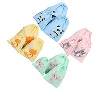 ASAKKURA 12pcs Hanging Travel Toiletry Bag Drawstring Bundle Pocket Peva Material Cord Organizer for Electronics