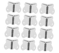 ASAKKURA 12pcs Metal Corner Protectors for Speakers Edge Safety Bumpers Silver Cabinet Guards Furniture Corner Edge Protectors for Home Theaters and Conference Rooms