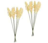 ASAKKURA 12pcs Party Decorative Corn Stalks Artificial Grain Flower 12.58x3.54x2.36in Foam Plastic Flower No Pruning for People Who Have A Busy Schedule Yard Decor