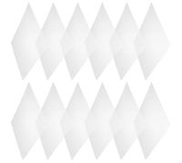 ASAKKURA 12pcs Pet Cage Splash Guards 21x26cm with 100 Cable Ties - Removable Urine Protection Panels for Rabbit, Ferret, Hamster Small Animal Habitats