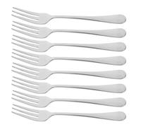 ASAKKURA 12pcs Stainless Steel Fruit Forks with Sleek Modern Design, Versatile and Easy to Clean Appetizer Forks for Restaurant and Home Use