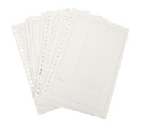 ASAKKURA 150 Pcs A5 Loose-Leaf Paper Loose-Leaf Refills 8.25x5.70x0.04in Detachable Printing Flat Replacement Paper for Work and Taking Notes Notebook