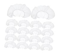 ASAKKURA 150pcs Non-Woven Massage Covers Massage Bed Fitted Covers U-Shaped Fitted Headrest Table Headrest Salon Pillow White
