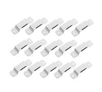 ASAKKURA 15pcs Metal Tape Measure Holders Convex Design Durable Iron Clips for Tool Belts and Pockets Tape Measure Clip Replacement for Carpenters and Technicians