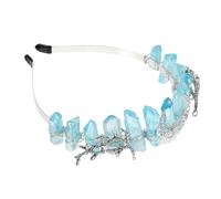 ASAKKURA 1pc Crystal Rainbow Headband for Women Shiny Headdress Hair Accessory Elegant Hair Decor for Weddings Parties Prom and Special Occasions