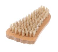 ASAKKURA 1pc Wooden Nail Brush Natural Bristle Manicure Tool for Nail Art Dust Removal Compact Wood Color Design for Fingernail Toenail Cleaning Convenient
