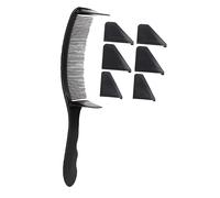 ASAKKURA 1set Professional Curved Hair Comb for Barbers Ergonomic Styling Tool for Men's Haircuts Guide Comb Smooth Teeth for Precision Cutting and Easy Handling